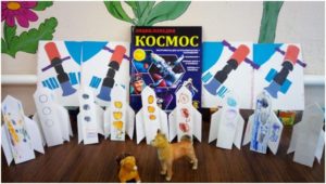 Выставка, посвященная" Дню космонавтики"